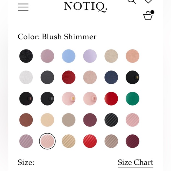 Notiq shimmer pink wallet - Picture 3 of 8